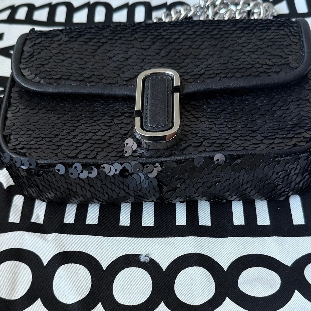 Marc Jacobs Sequin J Marc Mini Shoulder Bag - Picture 3 of 5